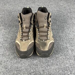 Merrell Boots Mens Size 10.5 Brown Boulder Trail Hiking Combat Air Cushion